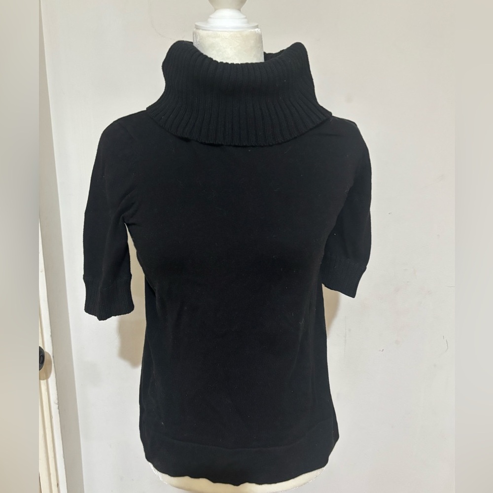 Black Turtleneck Sweater